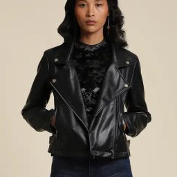 Label Ritu Kumar Black Biker Jacket-picture-25