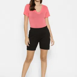 Forever 21 Black Regular Fit Shorts image 4
