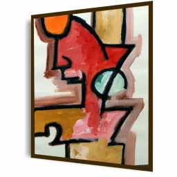 The Art House Abstract Multicolor Canvas Painting image 4