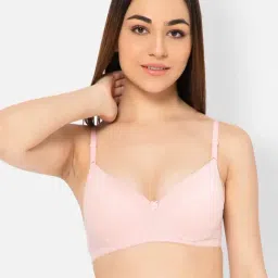 Clovia Light Pink Half Coverage Push-up Bra-picture-29