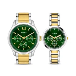 Timex TW00PR278 Lagan Pairs Analog Couples Watch image 1