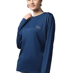 Vimal Jonney Blue Logo Print T-Shirt image 3