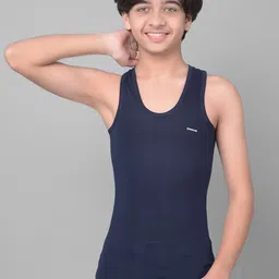 Dollar Bigboss Boys Pack Of 3 Assorted Innerwear Vests- MBKVE-01-FNRN-CLR-PO3-CO3-Assorted image 3