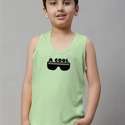 Friskers Boys Pack Of 2 Printed Pure Cotton Basic Vests KDC470-20-KDC471-33 image 4