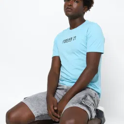 Forever 21 Grey Regular Fit Denim Shorts image 5