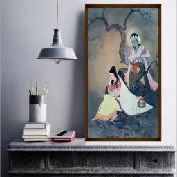 The Art House Abstract Multicolor Canvas Painting image 2