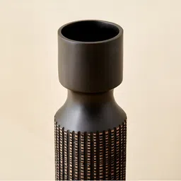 Home Centre Colossal Monochrome Black Vase image 2