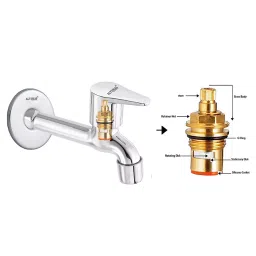 ALTURAS Stainless Steel Jazz Long Body Tap for Bathroom and Kitchen (Set of 15 Pcs) image 4