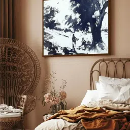 The Art House Abstract Multicolor Canvas Painting image 1