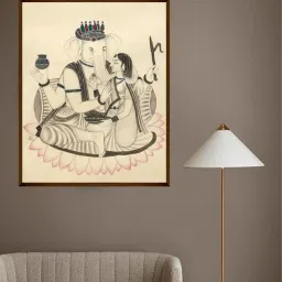 The Art House Abstract Multicolor Canvas Painting image 2