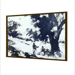 The Art House Abstract Multicolor Canvas Painting image 4