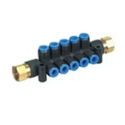 SMC KM 2 Outlet Pneumatic Manifold Fitting Push In 6 mm Rc 1/4, KM12-06-02-10-picture-45