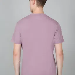 Cantabil Purple Regular Fit Printed T-Shirt image 2