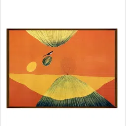 The Art House Abstract Multicolor Canvas Painting image 2