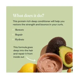 Fix My Curls Protein Powered Deep Conditioning Mask - 300 gm image 2