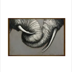 The Art House Abstract Multicolor Canvas Painting image 3