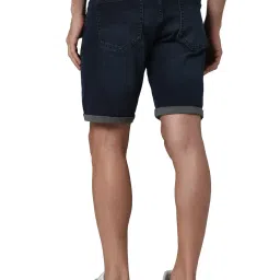 celio celio* Dark Blue Slim Fit Denim Shorts image 2