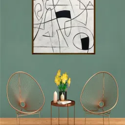 The Art House Abstract Multicolor Canvas Painting image 1