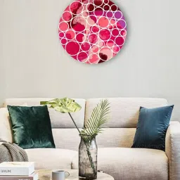 The Art House Abstract Multicolor Canvas Painting image 2