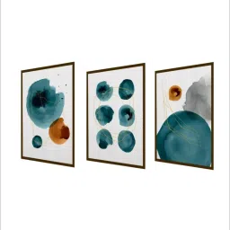 The Art House Abstract Multicolor Canvas Painting image 5