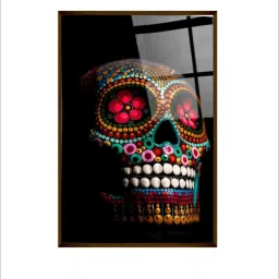 The Art House Abstract Multicolor Canvas Painting image 2