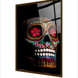 The Art House Abstract Multicolor Canvas Painting image 3