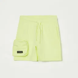 Kappa Lime Cotton Regular Fit Shorts-picture-40