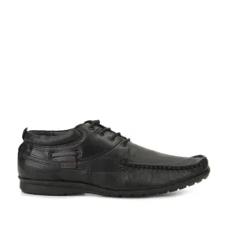 Red Chief Men's Black Derby Shoes image 1