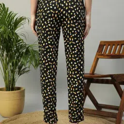 Oxolloxo Black Regular Fit Printed Pants image 2