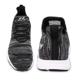 Nivia Men's Impulse Knitted Black Running Shoes image 5