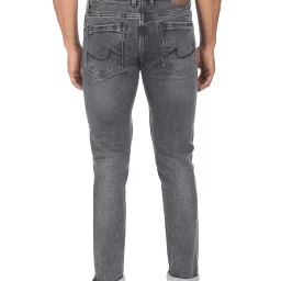 AD by Arvind Dark Grey Skinny Fit Lightly Washed Jeans image 2