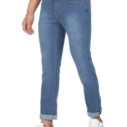 AD by Arvind Blue Skinny Fit Lightly Washed Jeans image 3