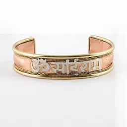 Exotic India Unisex OM Sai Ram Cuff Bracelet-image-21