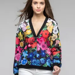SHAYE Black Flora Sweatshirt-image-58