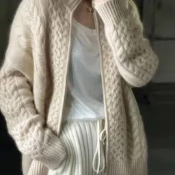 all about you Women Cable Knit Cardigan image 4