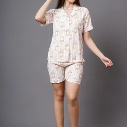 ADDYVERO Women Printed Night suit image 5