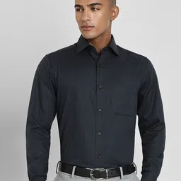 Allen Solly Sport Men Spread Collar Solid Cotton Formal Shirt-image-8