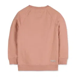 Cherry Crumble By Nitt Hyman Kids Peach Applique Sweatshirt image 2