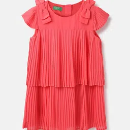 United Colors of Benetton Girls Round Neck A-Line Dress-picture-37