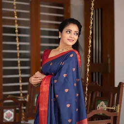 Snofi Creation Woven Design Zari Pure Silk Handloom Banarasi Saree image 2