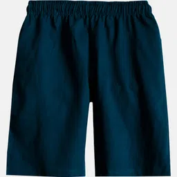 Kiddopanti Solid Shorts - Teal Blue image 3