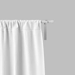 Parda Online White Set of 4 Black Out Window Curtain image 5