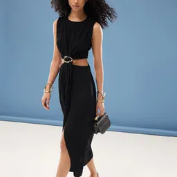 Trendyol Women Cut-Outs Sleeveless Maxi Dress-picture-34