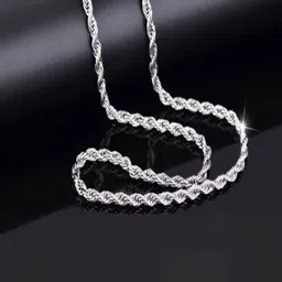 RUHI COLLECTION Unisex Silver-Plated Chain-picture-25