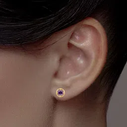 C KRISHNIAH CHETTY JEWELLERS PVT LTD 22Kt Gold Earrings - 2.85 g-picture-12