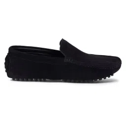Louis Stitch Men's Black Casual Loafers image 2