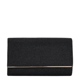 Forever Glam by Pantaloons Black Embellished Clutch image 2