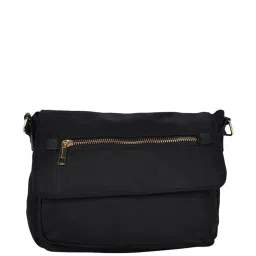 Forever Glam by Pantaloons Black Solid Sling Handbag image 2