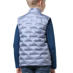 Jack & Jones Junior Stone Blue Quilted Jacket image 2
