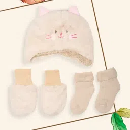 Pantaloons Junior Brown Fur Cap-image-64
